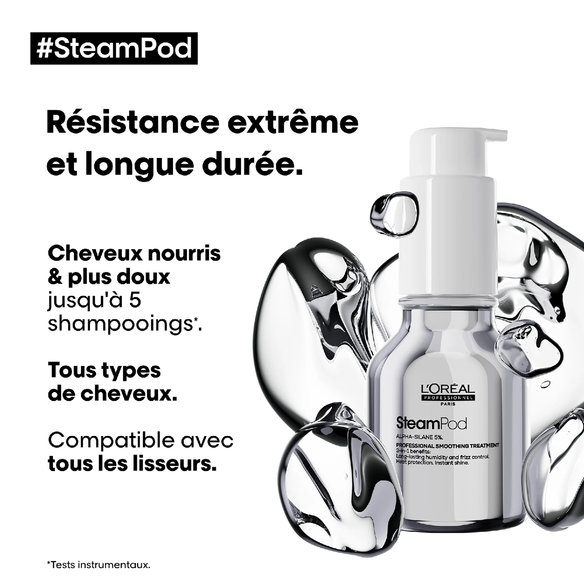Soin Lissant Steampod L'Oréal Professionnel 50 ML - Image 5