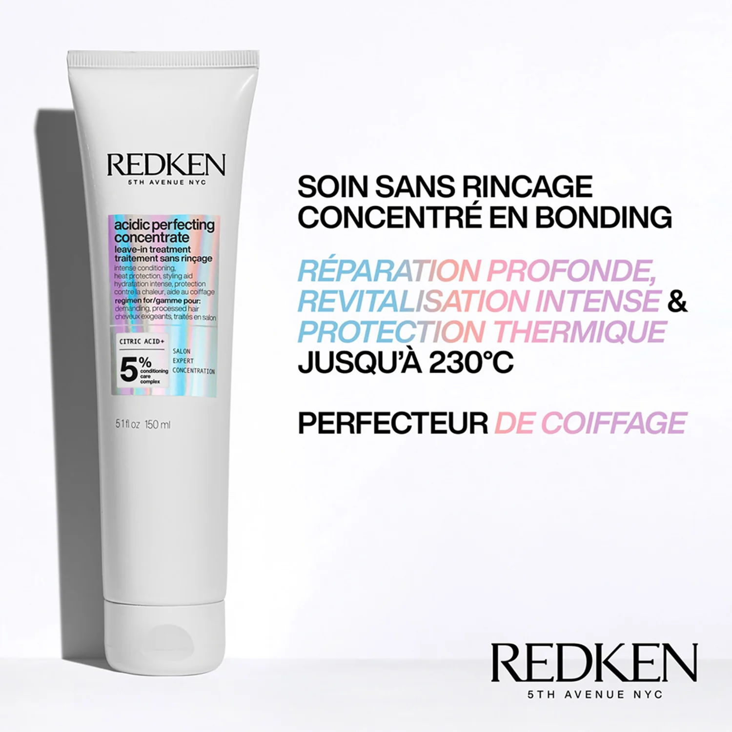 Soin Sans Rinçage Acidic Bonding Concentrate Redken 150 ML - Image 3
