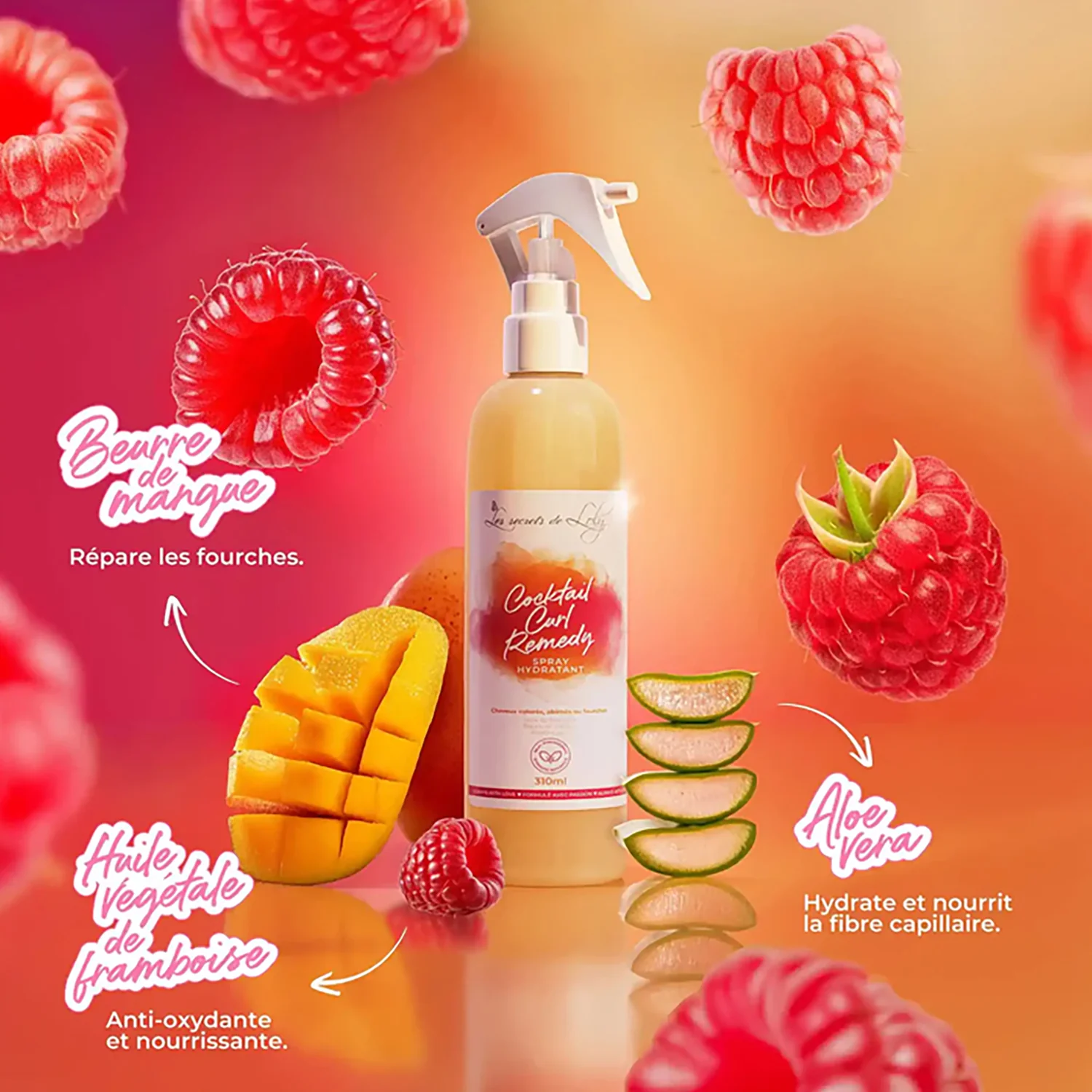 Spray Cocktail Curl Remedy - Les Secrets de Loly 310 ML - Image 4