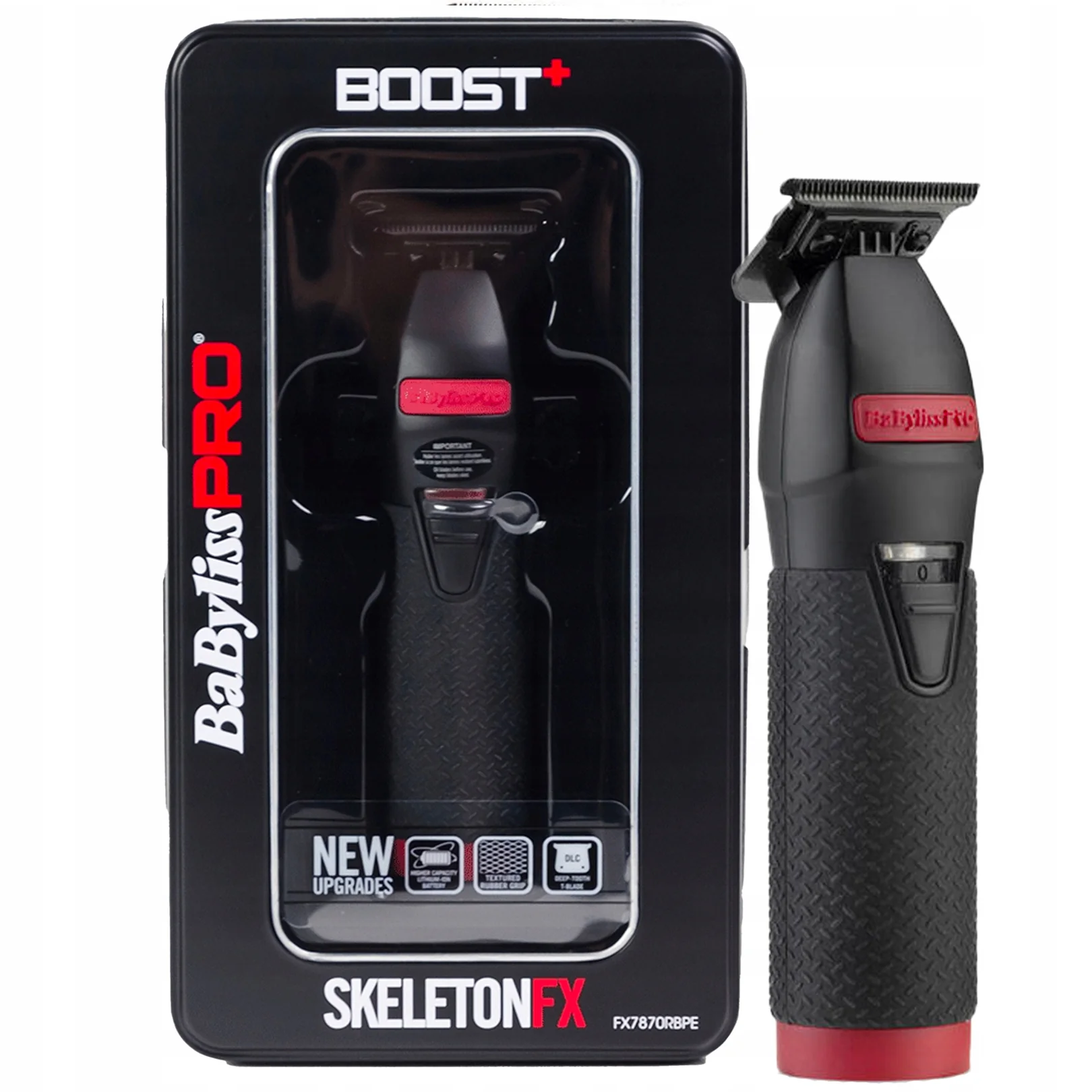 Tondeuse de Précision Boost+ Matte Black & Red Babyliss Pro - Image 3