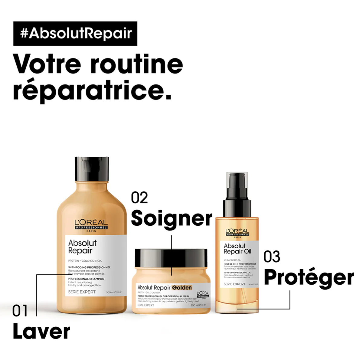 Trio Absolut Repair L'Oréal Professionnel - Image 2