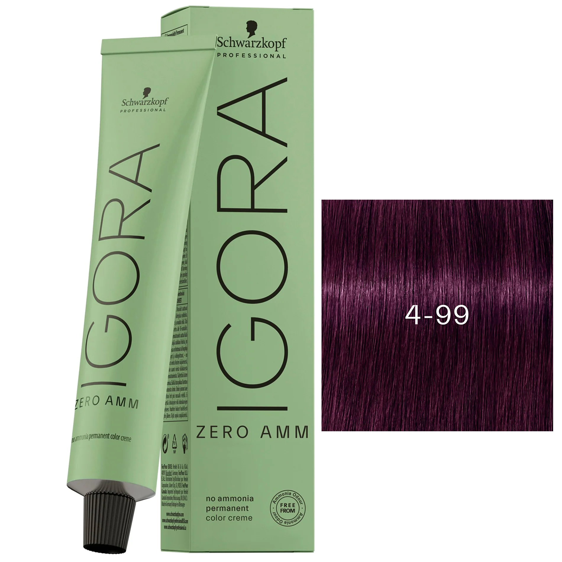 Tube Coloration Igora Zéro Amm Schwarzkopf 60 ML - Image 7